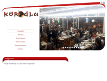 Tablet Screenshot of koroglupidekebap.com